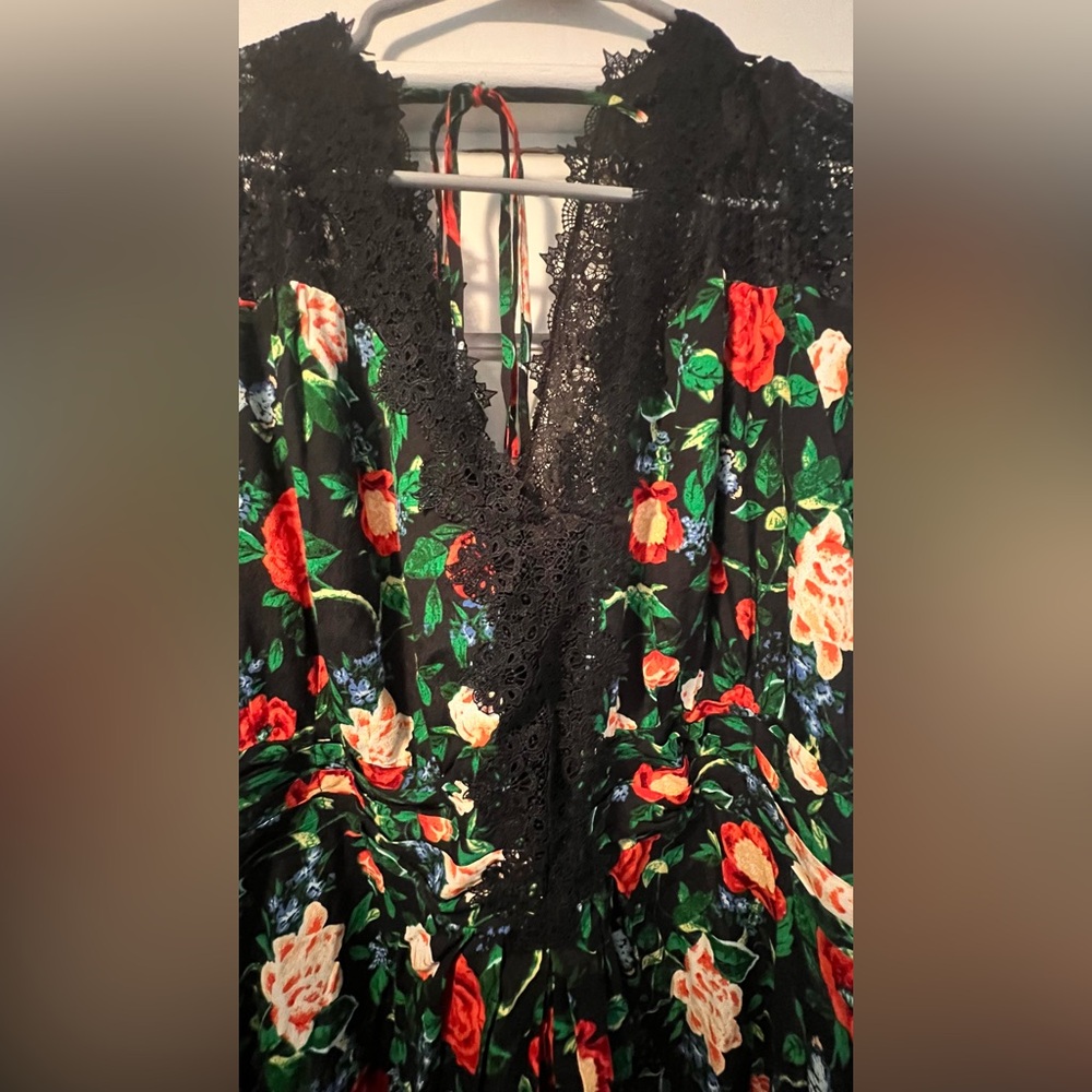 Anthropologie Lacy V-Neck Mini Dress size 18w - Picture 9 of 10